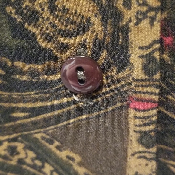 Pendleton top. Size 14 Paisley. Cute blouse - Picture 2 of 5